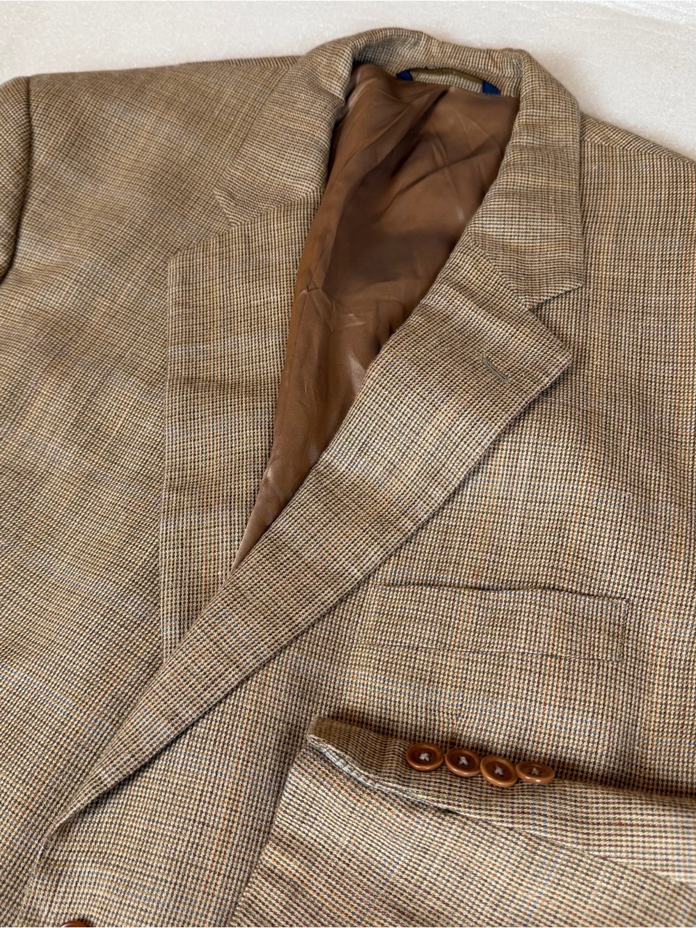 Brooks Brothers 346 Men's 44R Silk, Wool and Linen Blend Blazer Office Wedding